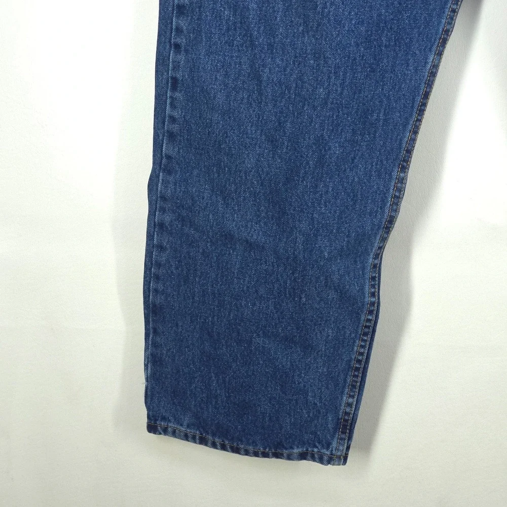 Levi's 505 Denim Jeans Mens 42x29 (44x29) Dark Wash‎ Regular Fit Straight Leg